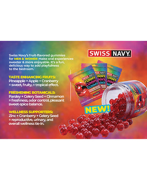 Swiss Navy Yummy Cummy Gummies 4 ct Packet