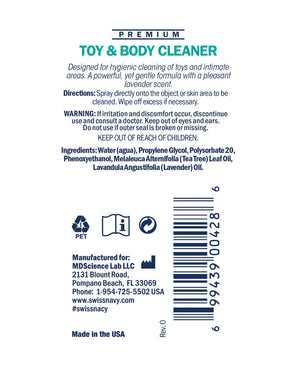 Swiss Navy Swiss Navy Toy &amp; Body Cleaner - 1 oz - Image 2