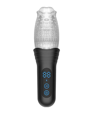 The Male Rose The Male Rose Pro Thrusting Rotating &amp; Vibrating 3D Masturbator - Black - Image 2