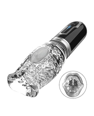 The Male Rose The Male Rose 3 Thrusting, Rotating &amp; Vibrating Oral Sex Masturbator - Black - Image 2