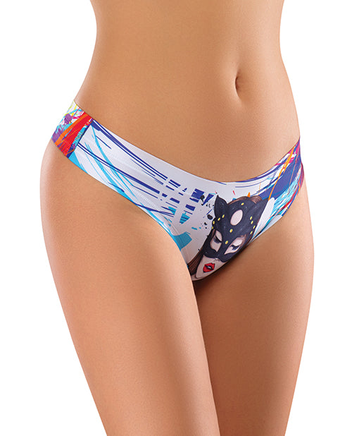 Mememe Mememe Cabal Freya Printed Thong LG