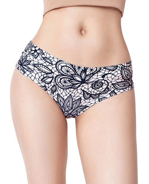 Mememe Mememe Lace Total Printed Slip MD