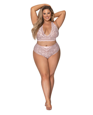 Exposed Seabreeze Strappy Back Cami &amp; Short Blush 2X