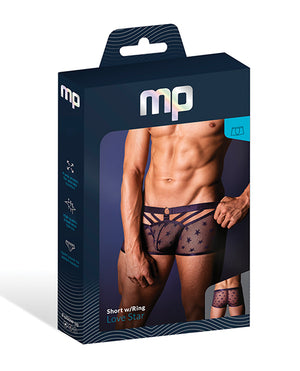 Male Power Love Star Short w/Ring - Purple SM - Image 3