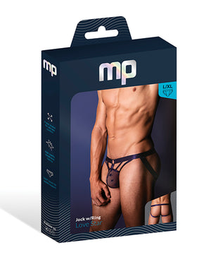 Male Power Love Star Jock w/Ring - Purple L/XL - Image 3