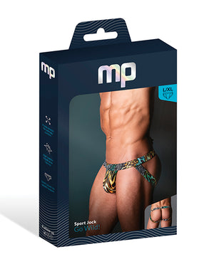 Male Power Go Wild Sport Jock - Animal Multi L/XL - Image 3