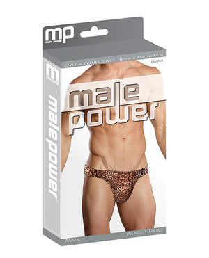 Male Power Male Power Wonder Thong Animal Print S/M - Image 2