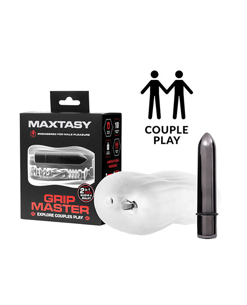 Maxtasy Maxtasy Grip Master Sleeve &amp; Bullet - Clear