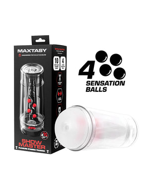 Maxtasy Maxtasy Show Master Non-Realistic Stroker - Clear