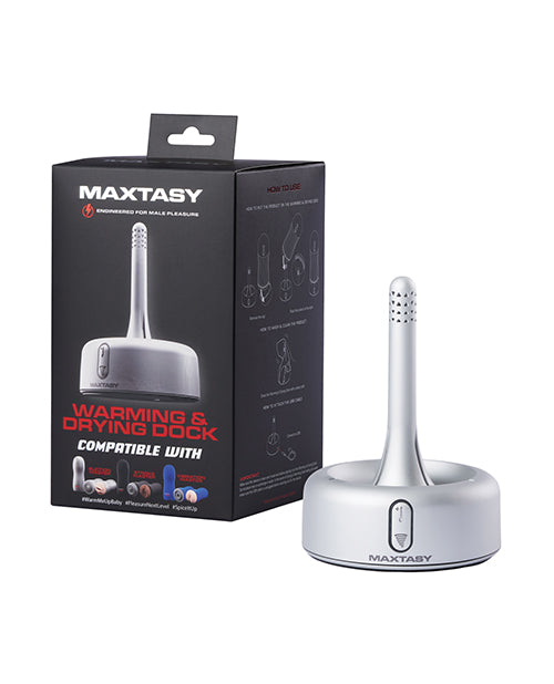 Maxtasy Maxtasy Warming &amp; Drying Dock - Compatible w/Suction Master, Stroke Master &amp; Vibration Master
