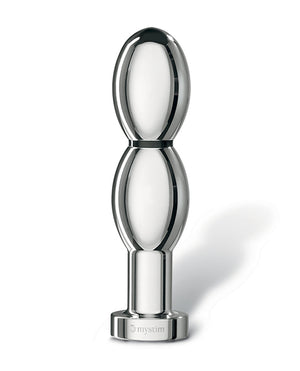 Mystim Mystim O(h!)-thello e-Stim Oval Aluminum Dildo - Image 2