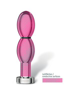 Mystim Mystim O(h!)-thello e-Stim Oval Aluminum Dildo - Image 5