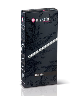 Mystim Mystim Thin Finn eStim Urethral Sound - Silver