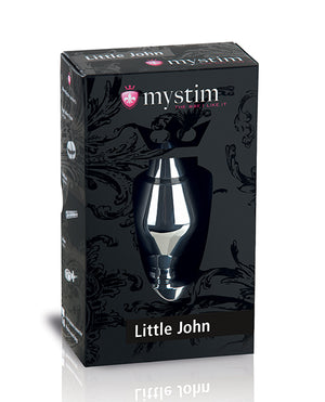 Mystim Mystim Little John Buttplug Small Aluminum - Silver