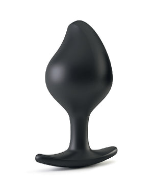 Mystim Mystim Rocking VIbe Silicone Buttplug Small - Black - Image 2