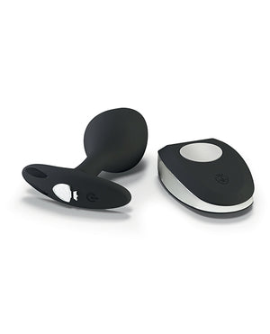 Mystim Mystim Rocking VIbe Silicone Buttplug Small - Black - Image 3