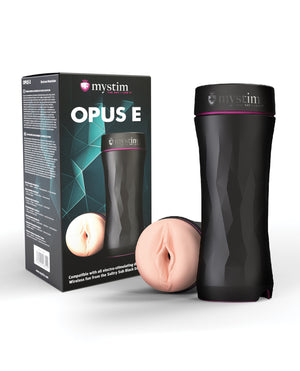 Mystim Mystim Opus E Vagina - Black - Image 2