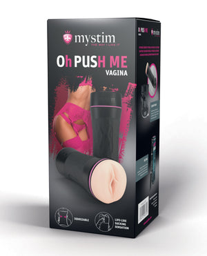 Mystim Mystim Oh-Pushme Vagina - Black