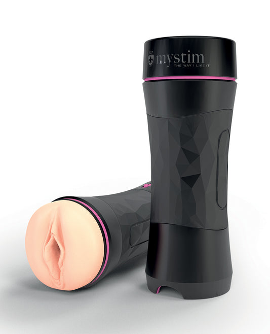 Mystim Mystim Oh-Pushme Vagina - Black - Image 2