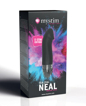Mystim Mystim Real Deal Neal eStim Realistic Vibrator - Black