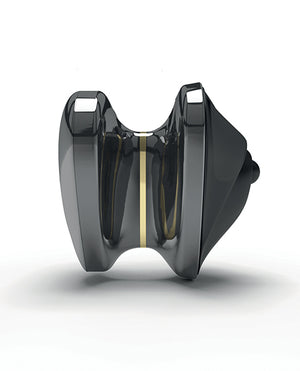 Mystim Hearts Desire eStim Layon Vibrator - Black