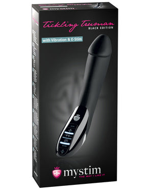 Mystim Mystim Tickling Truman eStim Vibrator Black Edition - Black