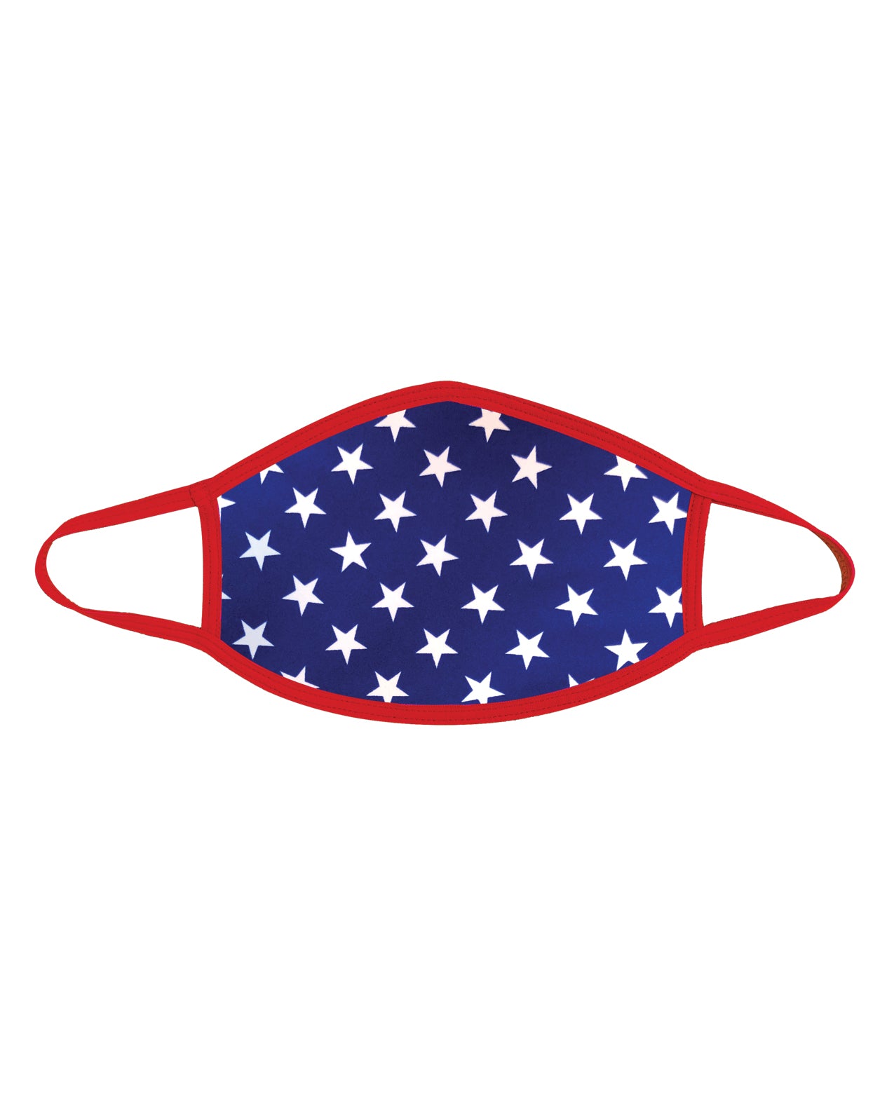 Neva Nude Neva Nude Murica USA Blue Star Mask w/100% Cotton Liner Red MD