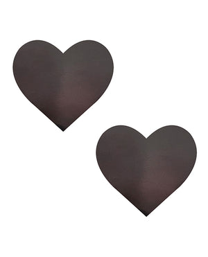Neva Nude Neva Nude Temperature Reactive Heart Pasties - Neon Pink - Image 3