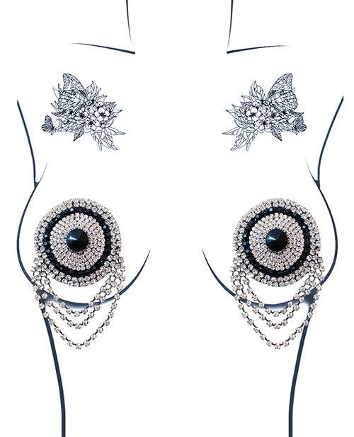 Neva Nude Neva Nude Burlesque La Vie Boheme Jewel Reusable Silicone Pasties - Crystal O/S
