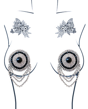 Neva Nude Neva Nude Burlesque La Vie Boheme Jewel Reusable Silicone Pasties - Crystal O/S