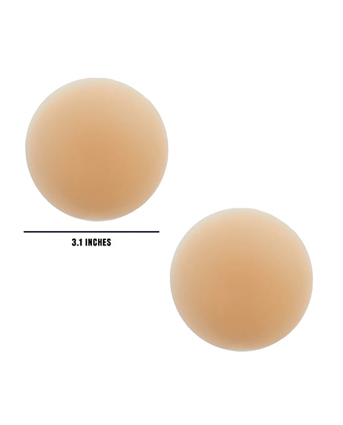Neva Nude Neva Nude Nudie Patootie Skin Invisible Reusable Silicone Pasties - Nude O/S - Image 2