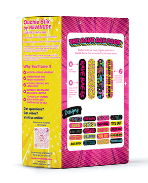 Neva Nude Neva Nude Plur Vibes Ouchie Stix Bandages Pack of 40 - Image 3