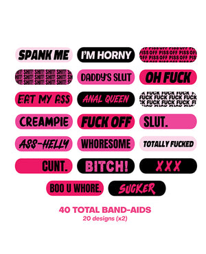 Neva Nude Neva Nude Naughty XXX Ouchie Stix Bandages - Pack of 40 - Image 2