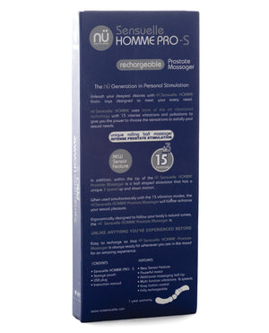 Nu Sensuelle Homme Pro S Prostate Massager - Navy Blue (2)