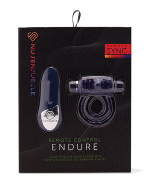 Nu Sensuelle Nu Sensuelle Endure Ultra Flex Remote Control Rechargeable Bullet Ring - Blue - Image 2