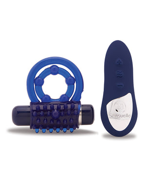 Nu Sensuelle Nu Sensuelle Endure Ultra Flex Remote Control Rechargeable Bullet Ring - Blue - Image 3