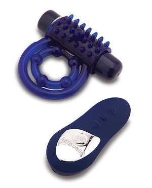 Nu Sensuelle Nu Sensuelle Endure Ultra Flex Remote Control Rechargeable Bullet Ring - Blue - Image 4