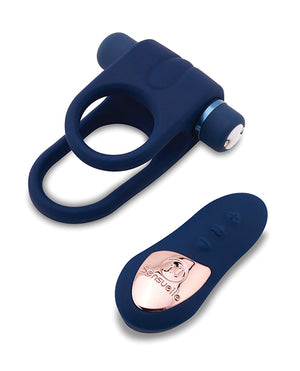 Nu Sensuelle Nu Sensuelle Silicone Remote Control XLR8 Turbo Boost Bullet Ring - Navy - Image 5