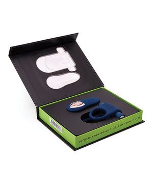 Nu Sensuelle Nu Sensuelle Silicone Remote Control XLR8 Turbo Boost Bullet Ring - Navy - Image 3