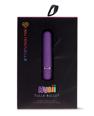 Nu Sensuelle Nu Sensuelle Nubii Tulla Rounded Tip 10 Speed Bullet - Purple