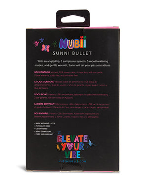 Nu Sensuelle Nu Sensuelle Sunni Nubii Warming Bullet - Purple