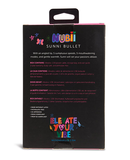 Nu Sensuelle Nu Sensuelle Sunni Nubii Warming Bullet - Purple