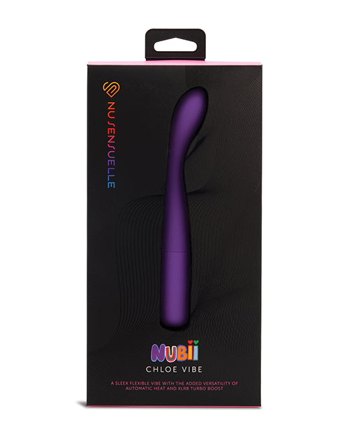 Nu Sensuelle Nu Sensuelle Chloe Nubii G-Spot Vibe w/Turbo &amp; Heat - Purple