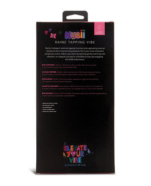Nu Sensuelle Nu Sensuelle Raine Nubii Tapping Vibe w/Turbo Boost &amp; Warming - Purple - Image 5