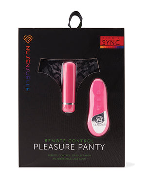 Nu Sensuelle Nu Sensuelle Pleasure Panty Bullet w/Remote Control 15 Function - Pink