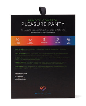 Nu Sensuelle Nu Sensuelle Pleasure Panty Bullet w/Remote Control 15 Function - Pink - Image 5