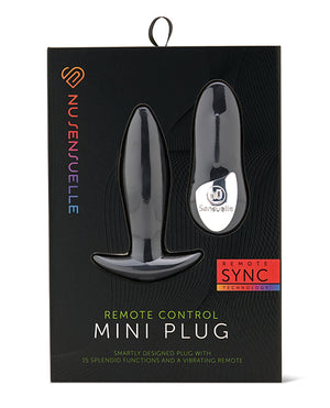 Nu Sensuelle Nu Sensuelle Remote Control Rechargeable Mini Plug - Black