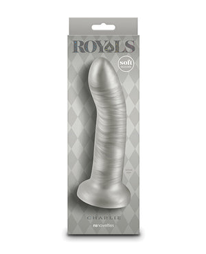 Royals Royals 7" Charlie Curved Dildo - Metallic Champagne
