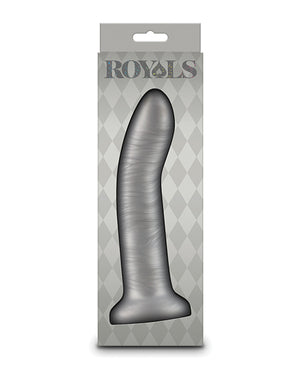 Royals Royals 7" Charlie Curved Dildo - Metallic Champagne - Image 2