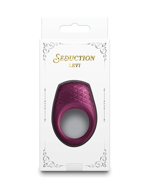 Seduction Seduction Levi Cock Ring - Metallic Burgundy - Image 2